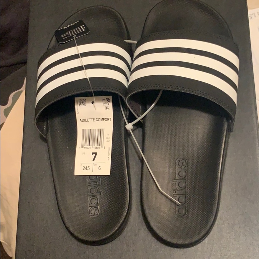 Adidas woman’s slides 7